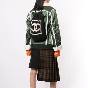 Chanel Sport Line Drawstring Backpack EUC